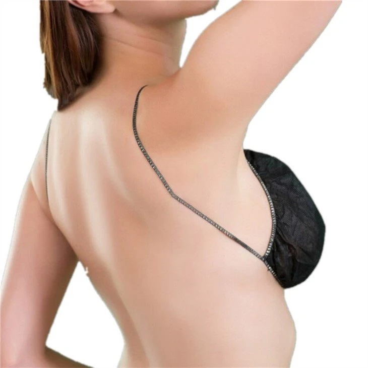 Disposable bra with elastic5